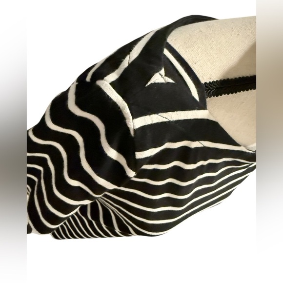 Kate Spade broome street short sleeve stripe top shirt luxury cotton comfort bow - Picture 2 of 9